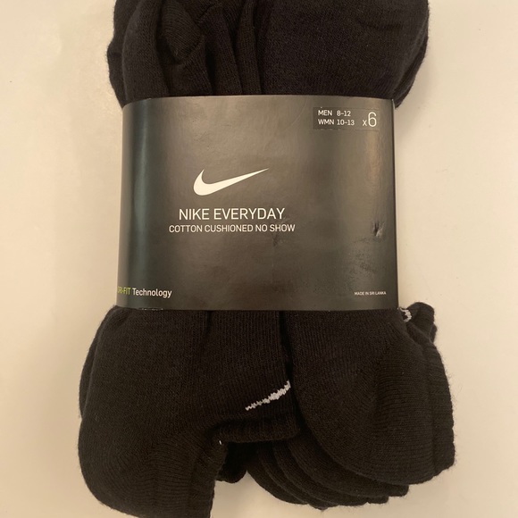 Nike Everyday 6 Pair ankle Socks M8-12 W10-13 - Picture 1 of 7
